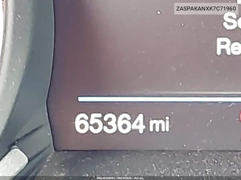2019 Alfa Romeo Stelvio Sport Awd VIN: ZASPAKANXK7C71960 Lot: 45349002