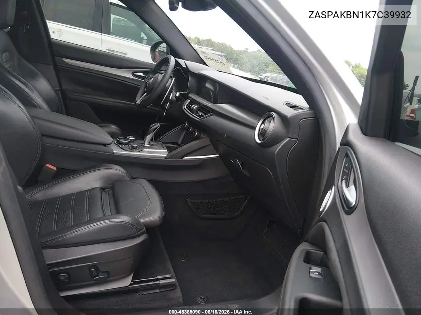 2019 Alfa Romeo Stelvio Ti Sport Awd VIN: ZASPAKBN1K7C39932 Lot: 45385090