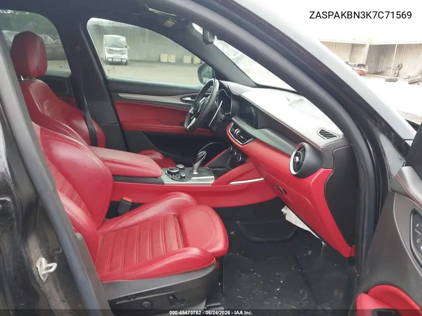 2019 Alfa Romeo Stelvio Ti Sport Awd VIN: ZASPAKBN3K7C71569 Lot: 45473782