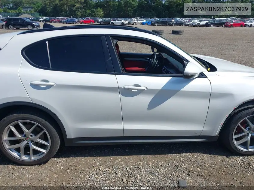2019 Alfa Romeo Stelvio Ti Sport Awd VIN: ZASPAKBN2K7C37929 Lot: 45526534