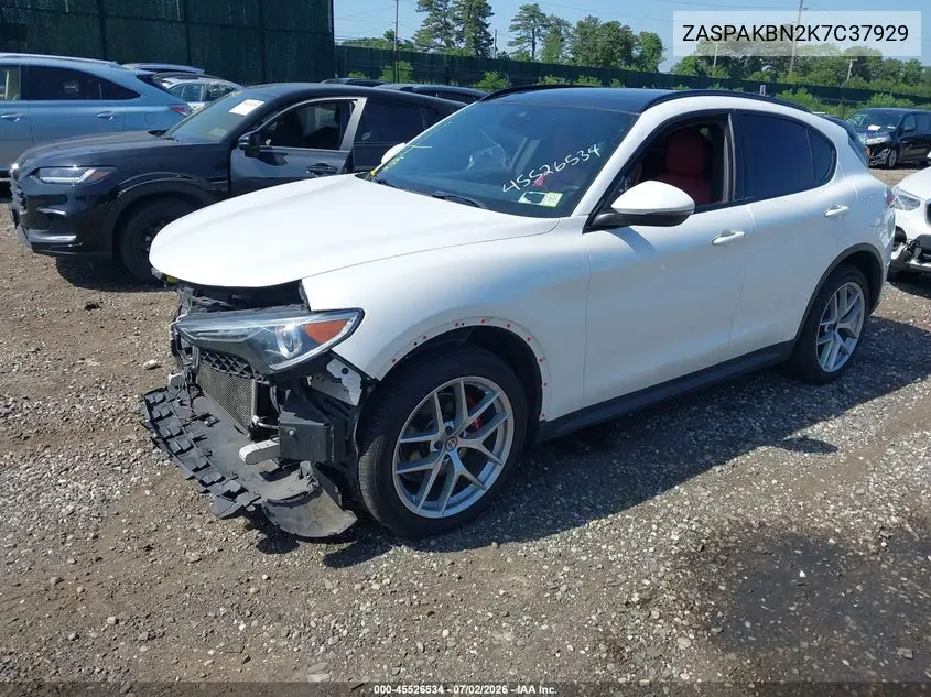 2019 Alfa Romeo Stelvio Ti Sport Awd VIN: ZASPAKBN2K7C37929 Lot: 45526534