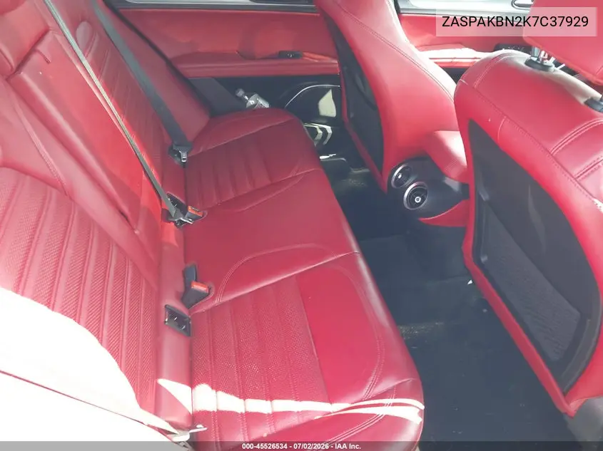 2019 Alfa Romeo Stelvio Ti Sport Awd VIN: ZASPAKBN2K7C37929 Lot: 45526534