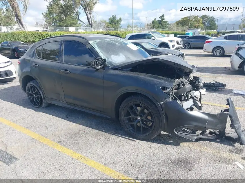 2020 Alfa Romeo Stelvio Sport Rwd VIN: ZASPAJAN9L7C97509 Lot: 45228961