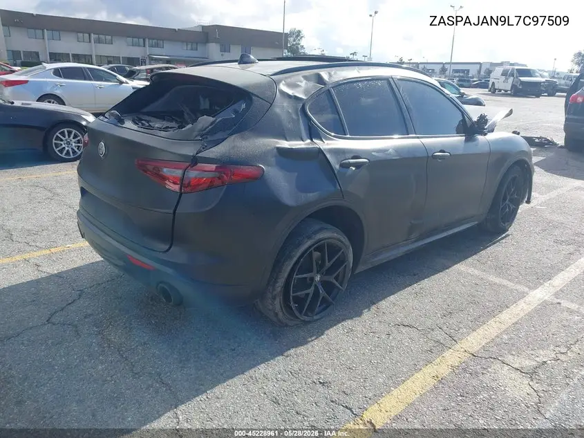2020 Alfa Romeo Stelvio Sport Rwd VIN: ZASPAJAN9L7C97509 Lot: 45228961