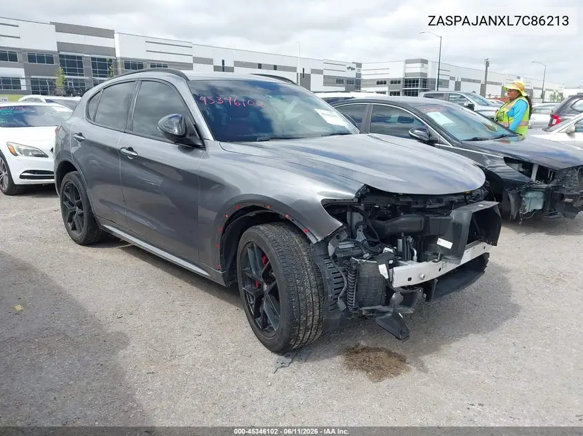 2020 Alfa Romeo Stelvio Sport Rwd VIN: ZASPAJANXL7C86213 Lot: 45346102