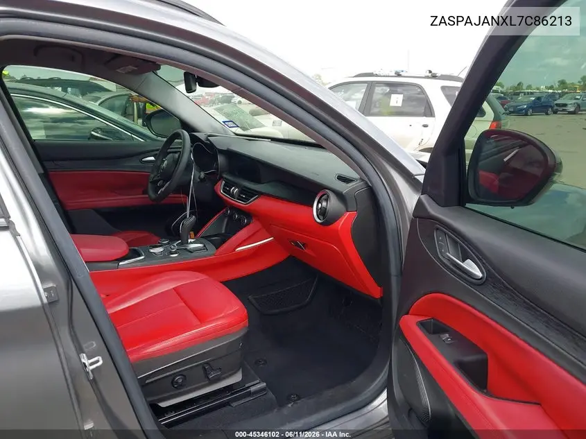 2020 Alfa Romeo Stelvio Sport Rwd VIN: ZASPAJANXL7C86213 Lot: 45346102