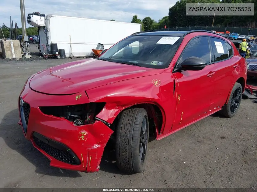 2020 Alfa Romeo Stelvio Sport Awd VIN: ZASPAKANXL7C75525 Lot: 45445972