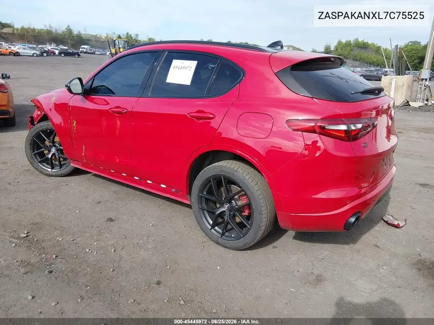2020 Alfa Romeo Stelvio Sport Awd VIN: ZASPAKANXL7C75525 Lot: 45445972
