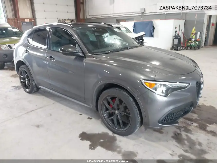 2020 Alfa Romeo Stelvio Ti Sport Awd VIN: ZASPAKBN0L7C73734 Lot: 45490043