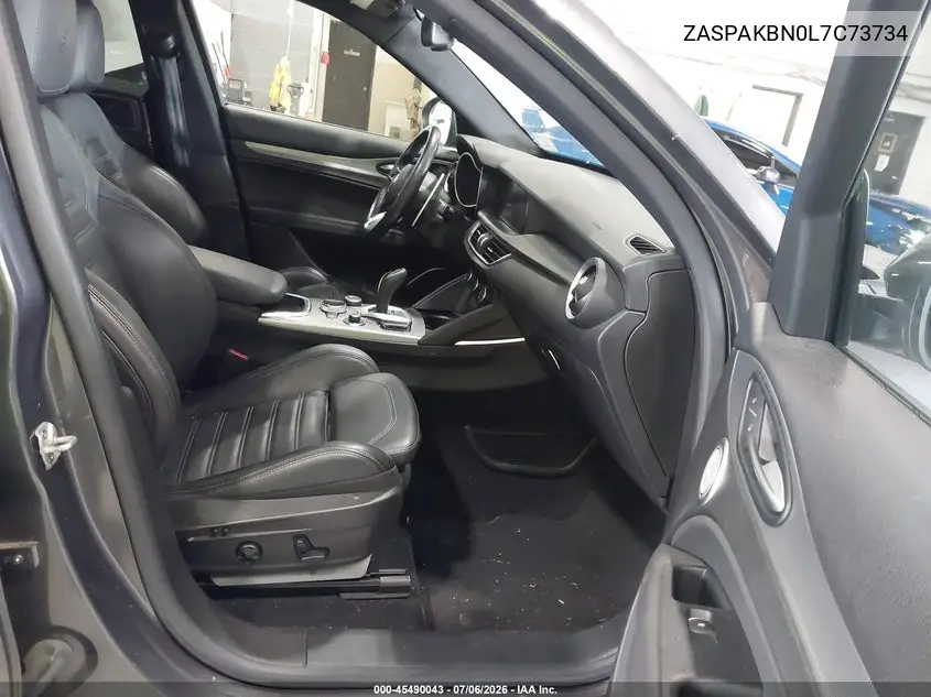 2020 Alfa Romeo Stelvio Ti Sport Awd VIN: ZASPAKBN0L7C73734 Lot: 45490043