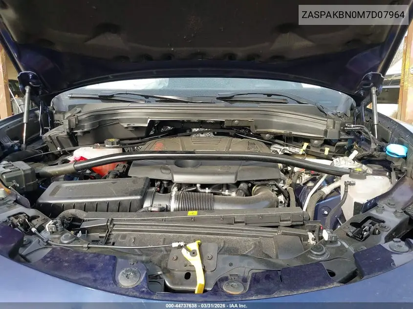 2021 Alfa Romeo Stelvio Ti Awd VIN: ZASPAKBN0M7D07964 Lot: 44737638