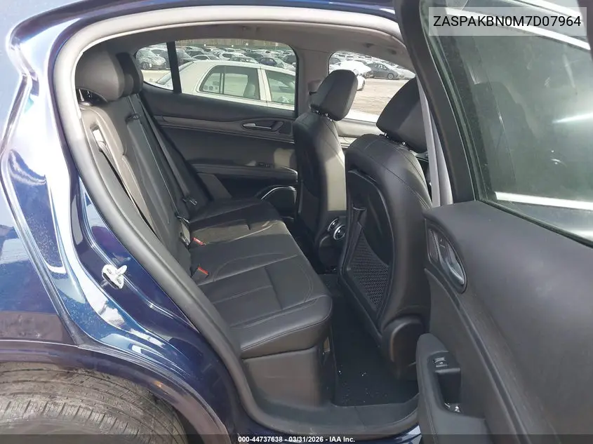 2021 Alfa Romeo Stelvio Ti Awd VIN: ZASPAKBN0M7D07964 Lot: 44737638