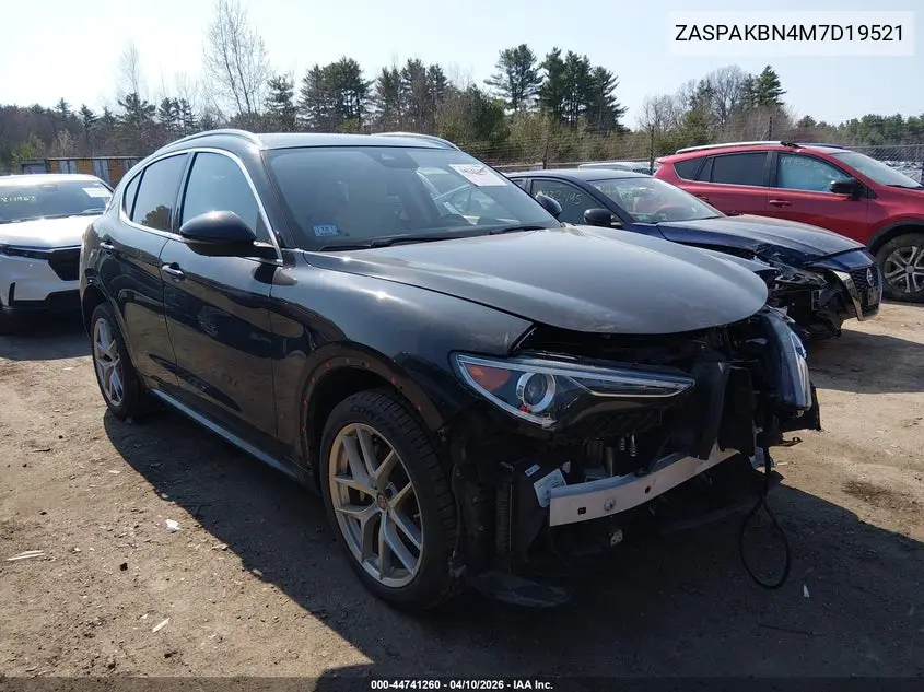 2021 Alfa Romeo Stelvio Ti Awd VIN: ZASPAKBN4M7D19521 Lot: 44741260