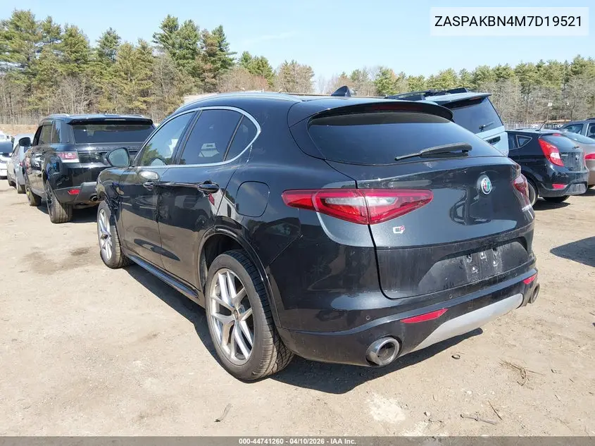 2021 Alfa Romeo Stelvio Ti Awd VIN: ZASPAKBN4M7D19521 Lot: 44741260