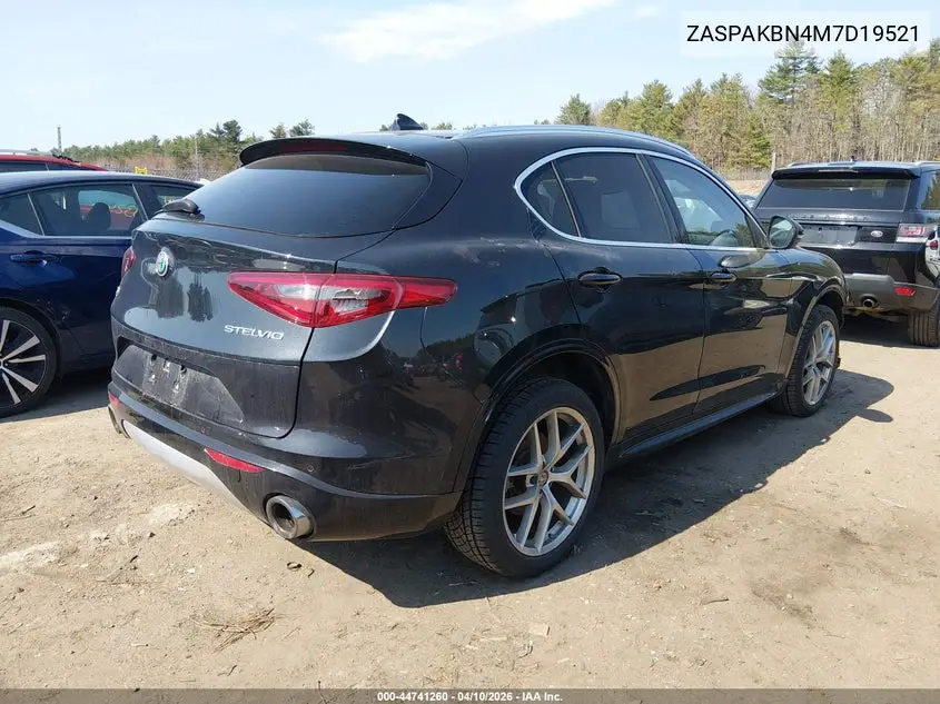 2021 Alfa Romeo Stelvio Ti Awd VIN: ZASPAKBN4M7D19521 Lot: 44741260