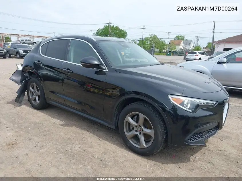 2021 Alfa Romeo Stelvio Awd VIN: ZASPAKAN1M7D00264 Lot: 45186987