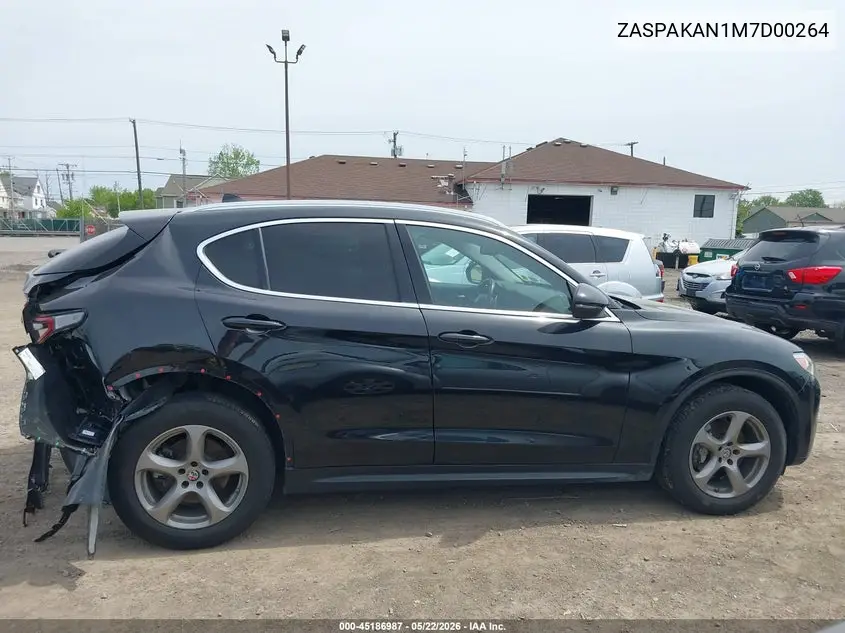 2021 Alfa Romeo Stelvio Awd VIN: ZASPAKAN1M7D00264 Lot: 45186987