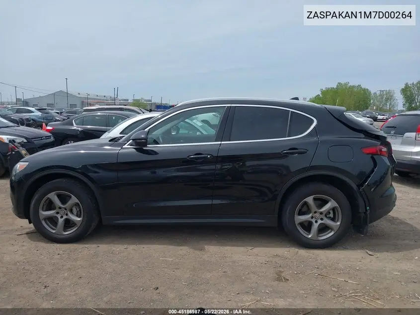 2021 Alfa Romeo Stelvio Awd VIN: ZASPAKAN1M7D00264 Lot: 45186987