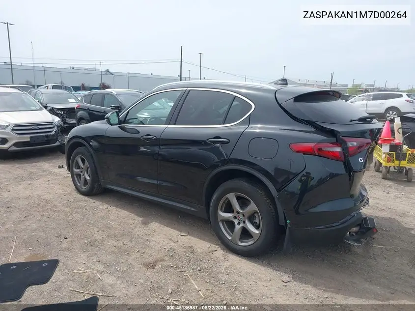 2021 Alfa Romeo Stelvio Awd VIN: ZASPAKAN1M7D00264 Lot: 45186987