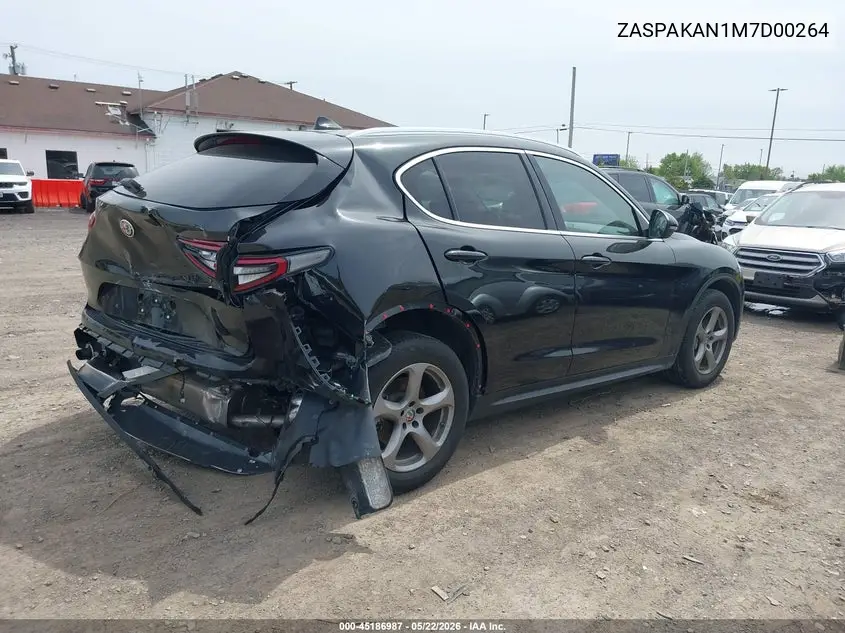 2021 Alfa Romeo Stelvio Awd VIN: ZASPAKAN1M7D00264 Lot: 45186987