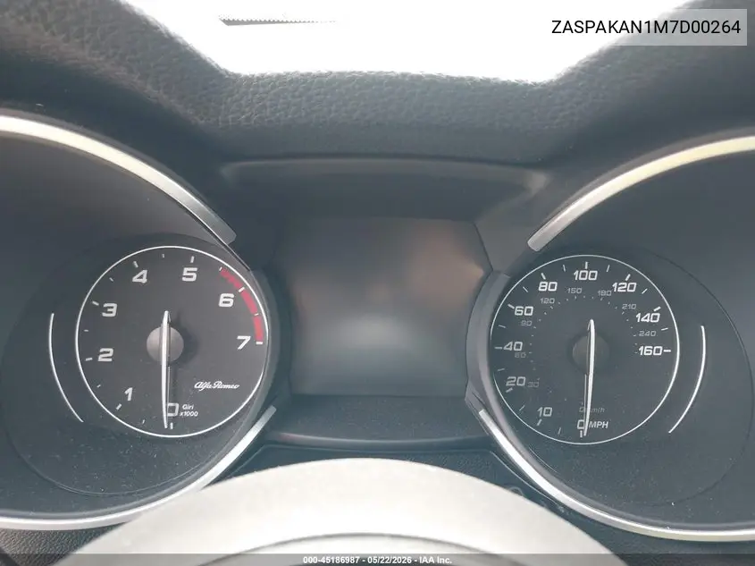 2021 Alfa Romeo Stelvio Awd VIN: ZASPAKAN1M7D00264 Lot: 45186987