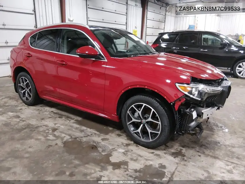 2021 Alfa Romeo Stelvio Ti Awd VIN: ZASPAKBN8M7C99533 Lot: 45313266