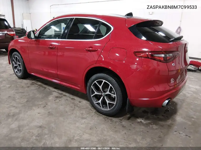 2021 Alfa Romeo Stelvio Ti Awd VIN: ZASPAKBN8M7C99533 Lot: 45313266