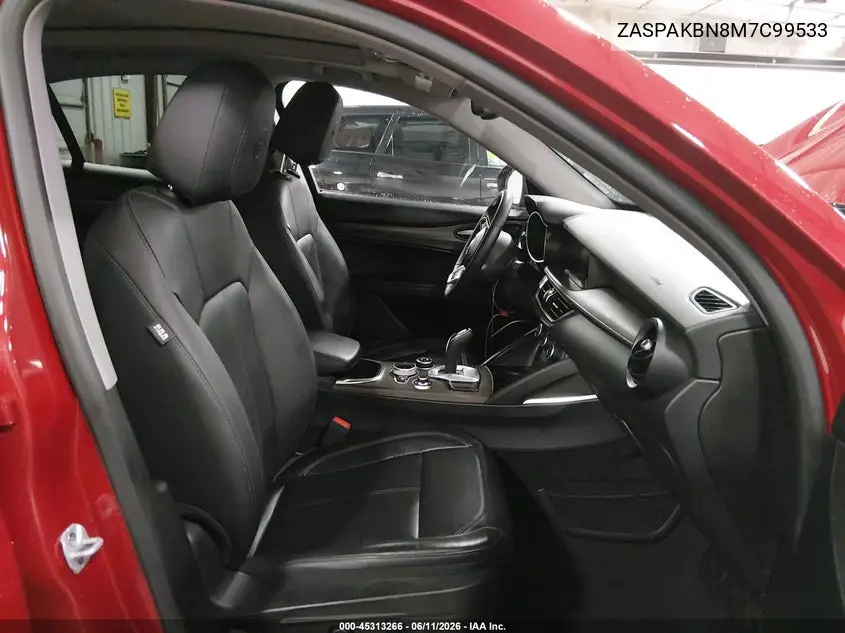 2021 Alfa Romeo Stelvio Ti Awd VIN: ZASPAKBN8M7C99533 Lot: 45313266