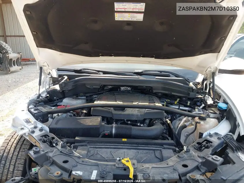 2021 Alfa Romeo Stelvio Ti Awd VIN: ZASPAKBN2M7D10350 Lot: 45595255