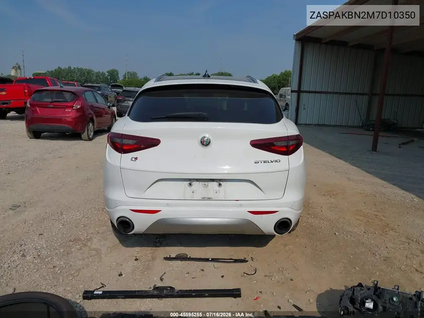 2021 Alfa Romeo Stelvio Ti Awd VIN: ZASPAKBN2M7D10350 Lot: 45595255