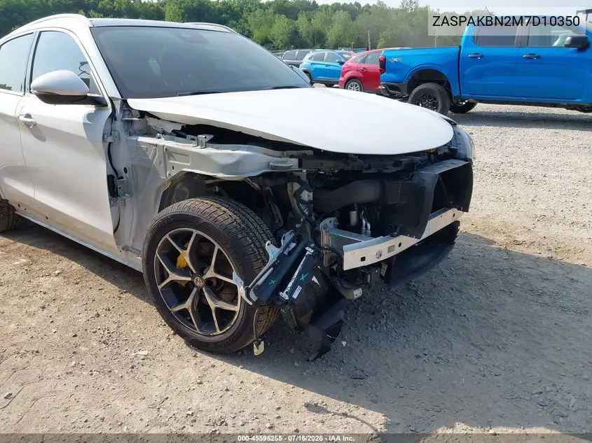 2021 Alfa Romeo Stelvio Ti Awd VIN: ZASPAKBN2M7D10350 Lot: 45595255
