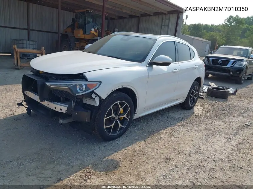 2021 Alfa Romeo Stelvio Ti Awd VIN: ZASPAKBN2M7D10350 Lot: 45595255