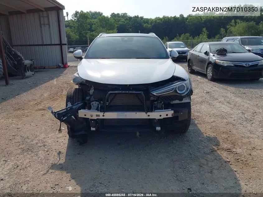 2021 Alfa Romeo Stelvio Ti Awd VIN: ZASPAKBN2M7D10350 Lot: 45595255