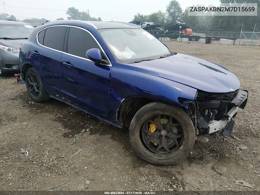 2021 Alfa Romeo Stelvio Ti Awd VIN: ZASPAKBN2M7D15659 Lot: 45622604