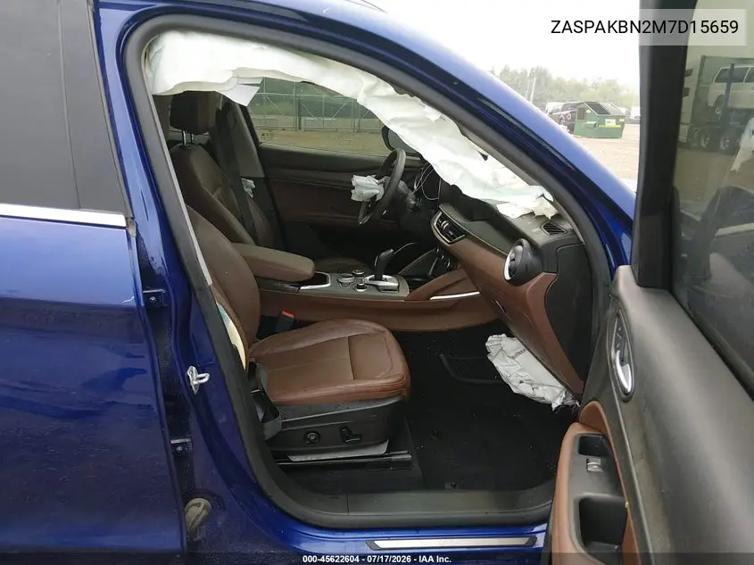 2021 Alfa Romeo Stelvio Ti Awd VIN: ZASPAKBN2M7D15659 Lot: 45622604
