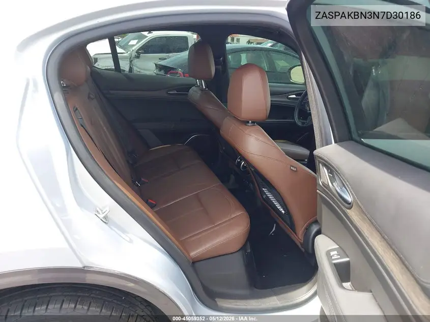 2022 Alfa Romeo Stelvio Ti Awd VIN: ZASPAKBN3N7D30186 Lot: 45059352