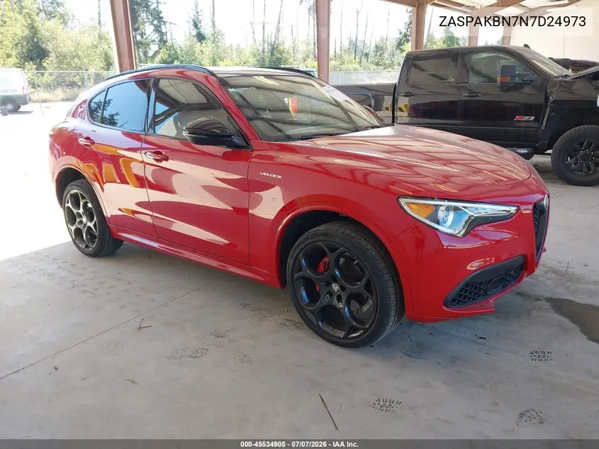 2022 Alfa Romeo Stelvio Veloce Ti Awd VIN: ZASPAKBN7N7D24973 Lot: 45534905