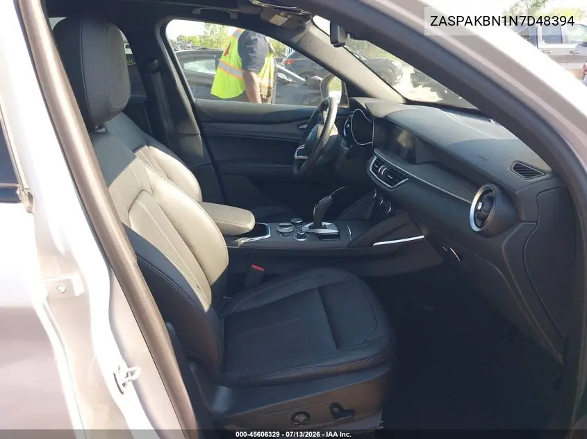 2022 Alfa Romeo Stelvio Ti Awd VIN: ZASPAKBN1N7D48394 Lot: 45606329