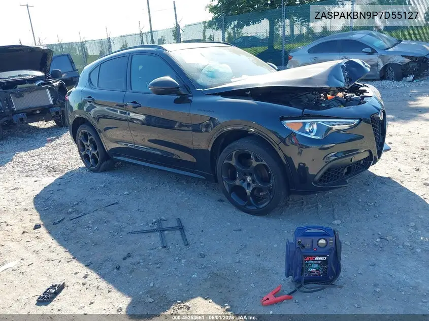 2023 Alfa Romeo Stelvio Estrema Awd VIN: ZASPAKBN9P7D55127 Lot: 45253661
