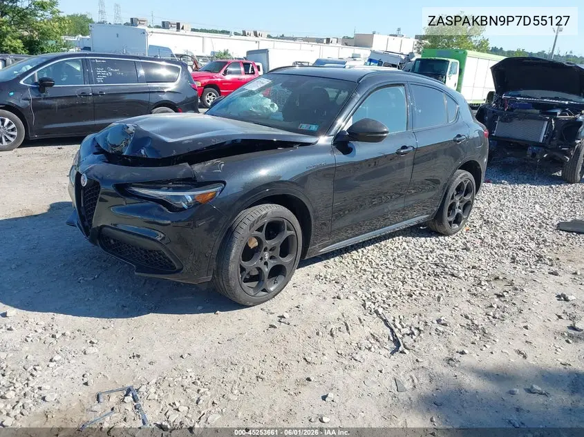 2023 Alfa Romeo Stelvio Estrema Awd VIN: ZASPAKBN9P7D55127 Lot: 45253661