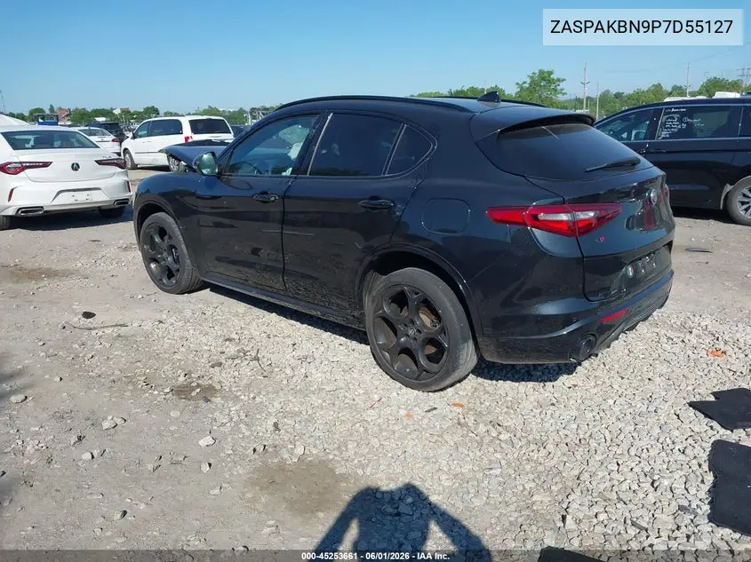 2023 Alfa Romeo Stelvio Estrema Awd VIN: ZASPAKBN9P7D55127 Lot: 45253661