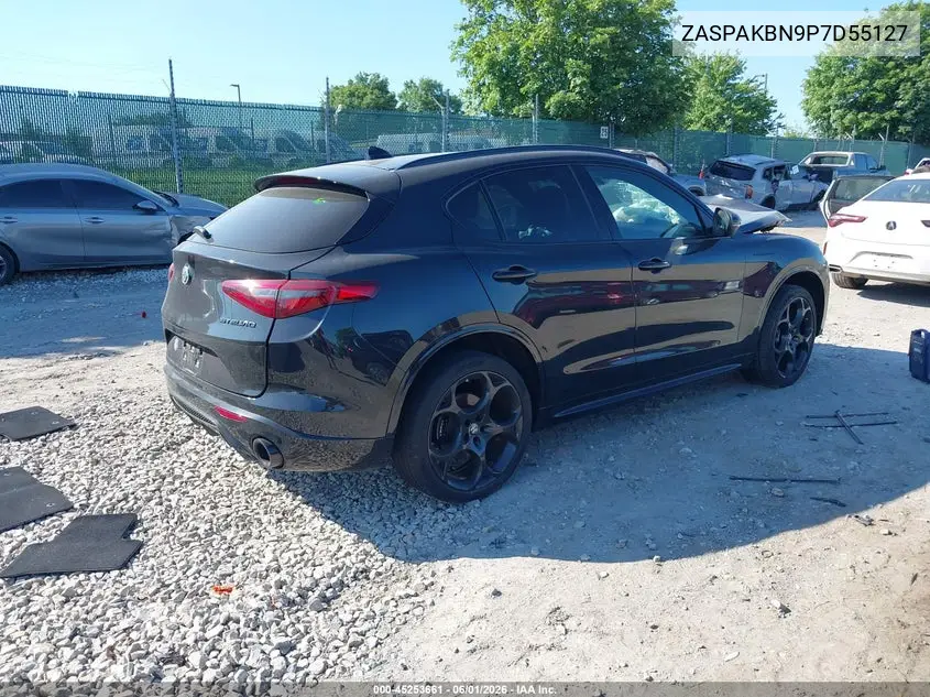 2023 Alfa Romeo Stelvio Estrema Awd VIN: ZASPAKBN9P7D55127 Lot: 45253661