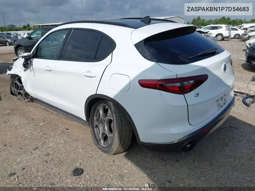 2023 Alfa Romeo Stelvio Ti Awd VIN: ZASPAKBN1P7D54683 Lot: 45600134