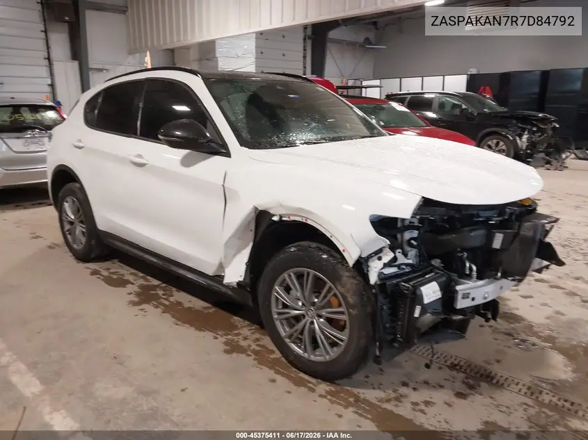 2024 Alfa Romeo Stelvio Sprint Awd VIN: ZASPAKAN7R7D84792 Lot: 45375411