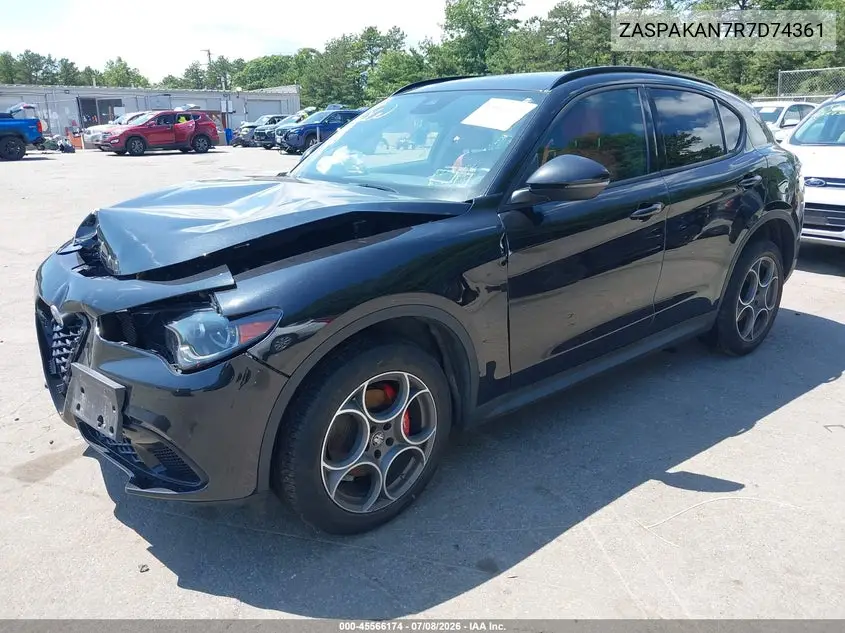 2024 Alfa Romeo Stelvio Sprint Awd VIN: ZASPAKAN7R7D74361 Lot: 45566174