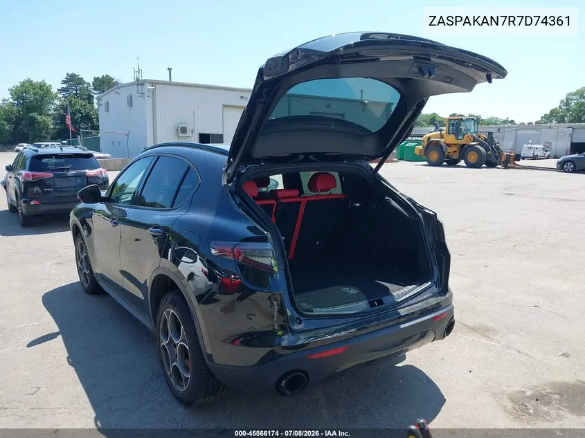 2024 Alfa Romeo Stelvio Sprint Awd VIN: ZASPAKAN7R7D74361 Lot: 45566174