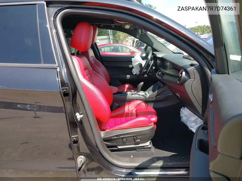 2024 Alfa Romeo Stelvio Sprint Awd VIN: ZASPAKAN7R7D74361 Lot: 45566174