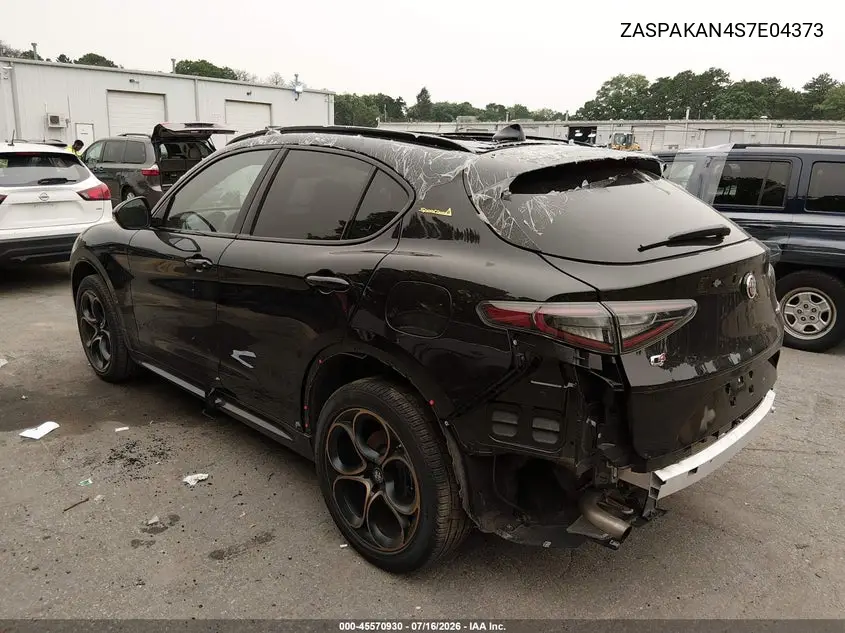 2025 Alfa Romeo Stelvio Intensa Awd VIN: ZASPAKAN4S7E04373 Lot: 45570930