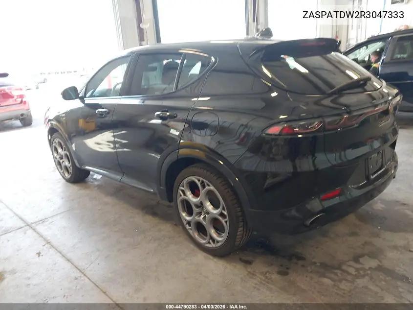 2024 Alfa Romeo Tonale Veloce Eawd VIN: ZASPATDW2R3047333 Lot: 44790283