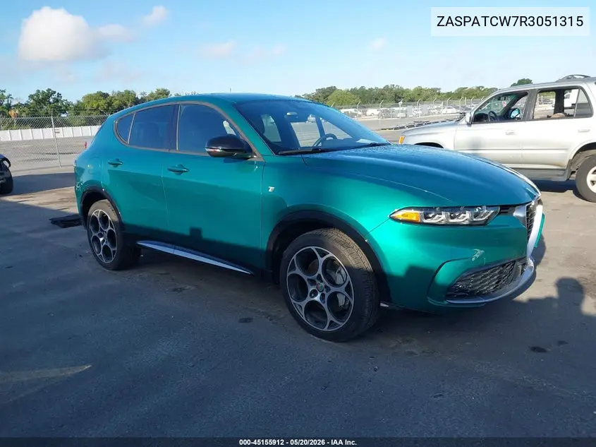 2024 Alfa Romeo Tonale Ti Eawd VIN: ZASPATCW7R3051315 Lot: 45155912